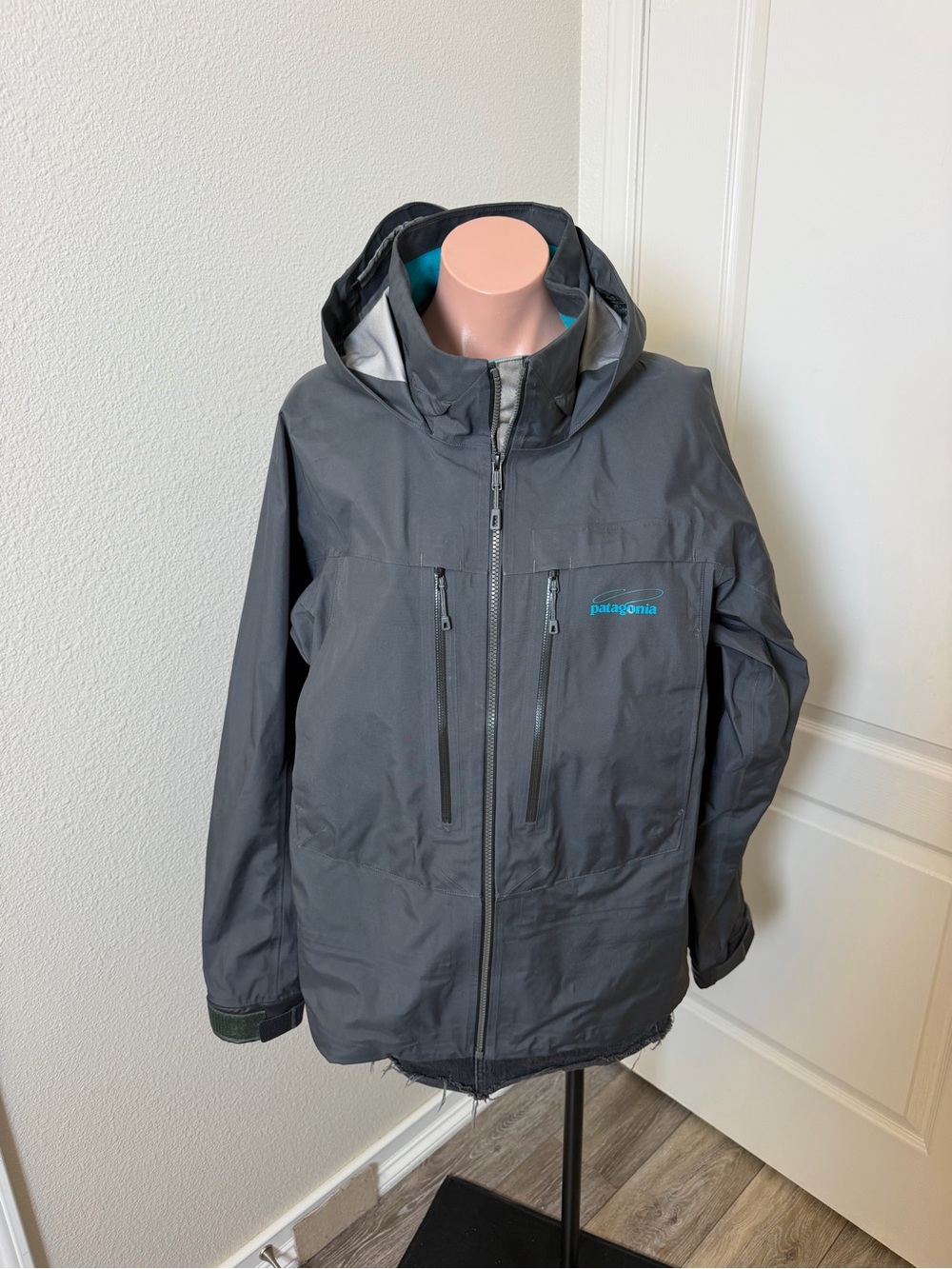 Patagonia River Salt Jacket waterproof wading Fishing Jacket Sz XL